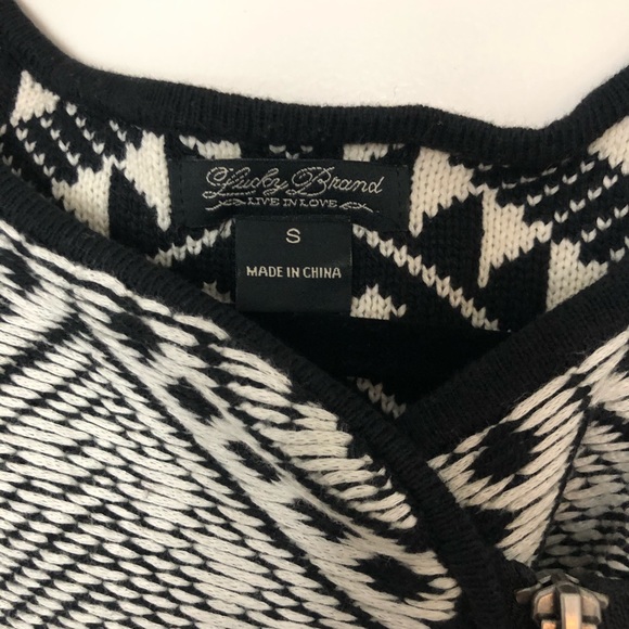 Lucky brand Aztec knit jacket - Picture 3 of 6